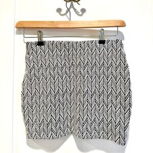 Navy Mini Pencil Skirt